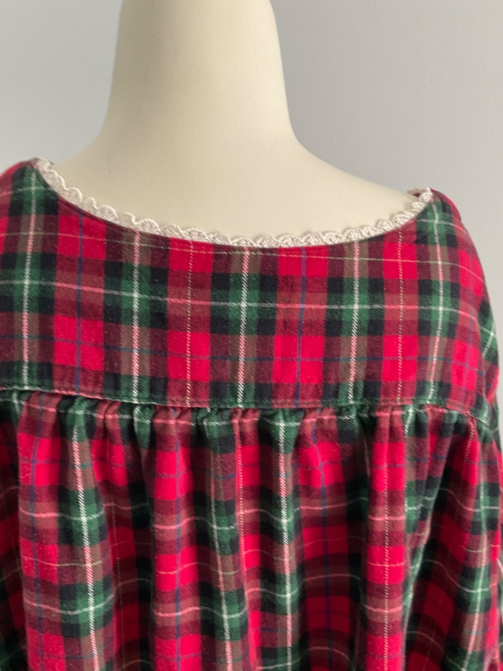 Croft and Barrow red nightgown,2X. - Picture 6 of 9